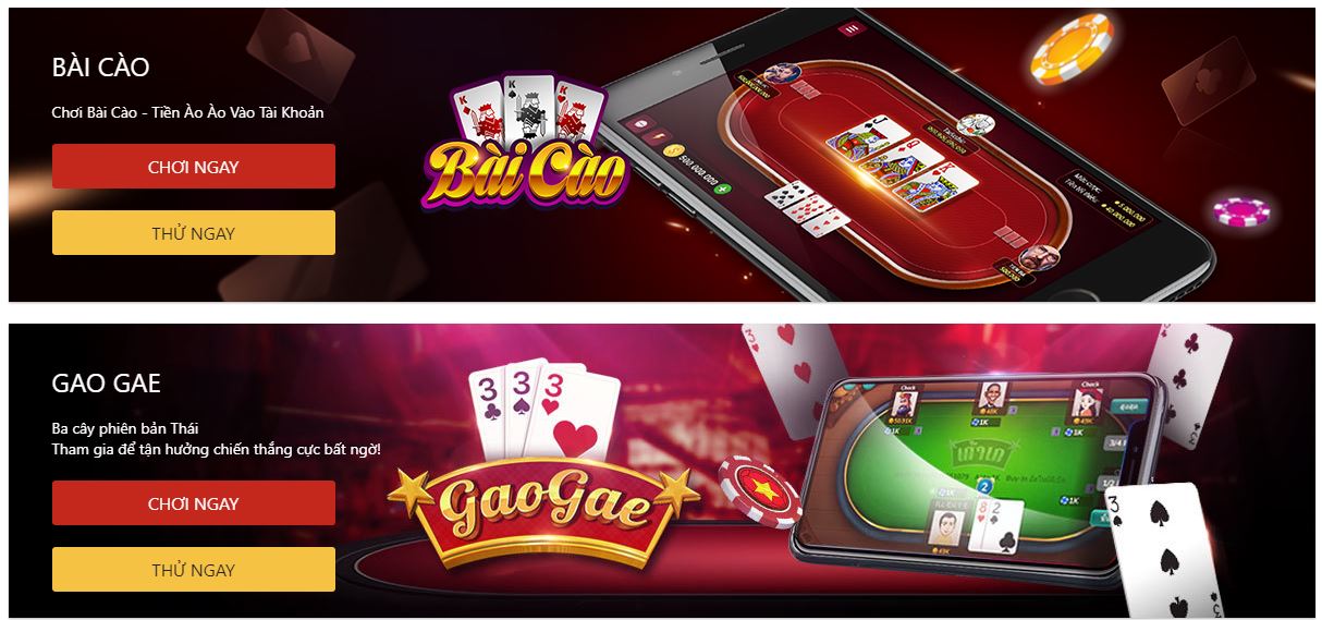 Danh sach top game Casino Vn88 