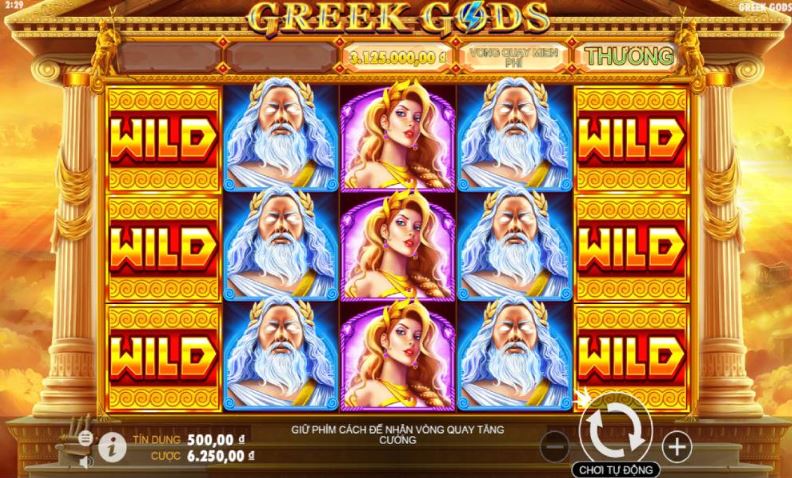 Gioi thieu slot game Greek Gods hinh anh 1